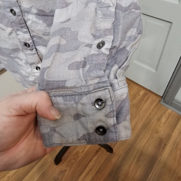 TorridRelaxed Fit Brushed Rayon Button-Up Shirt - Picture 2 of 9